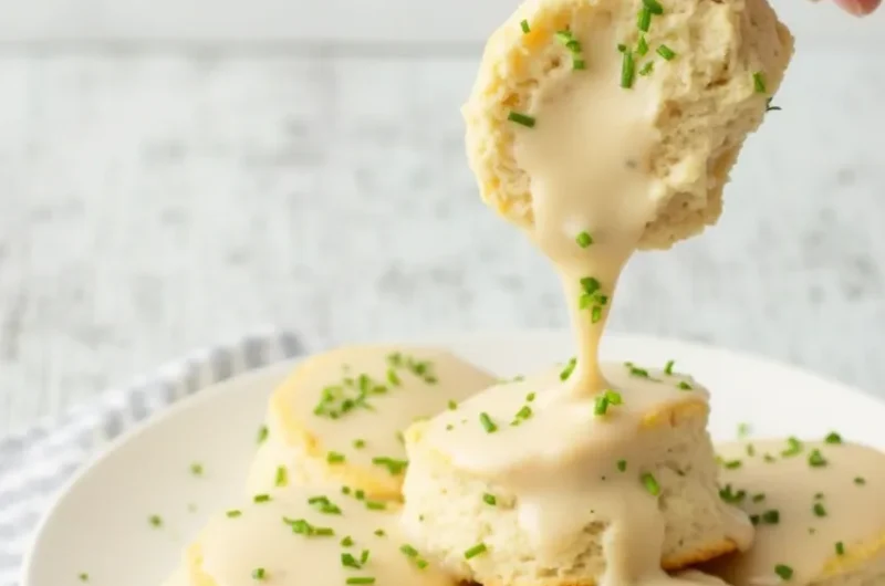 Easy Vegan Biscuits and Gravy Recipe - A Comforting Plant-Based Delight
